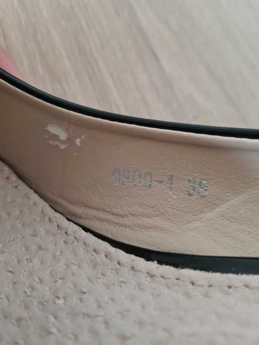 Лачени черни обувки, 38 номер