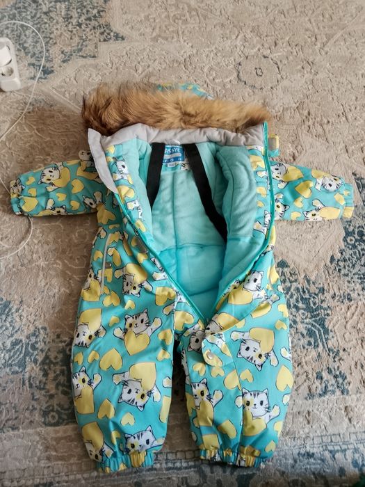 Детский зимний комбез (80см рост)