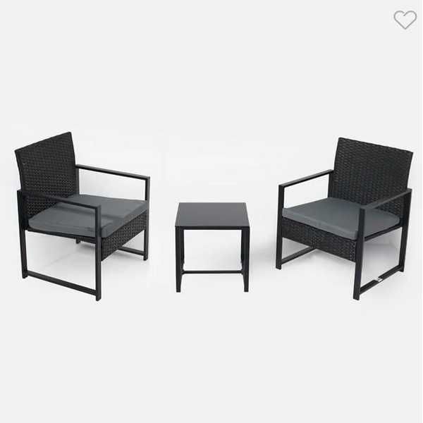 Декоративен градински комплект Mercado Trade, Със столове и масичка