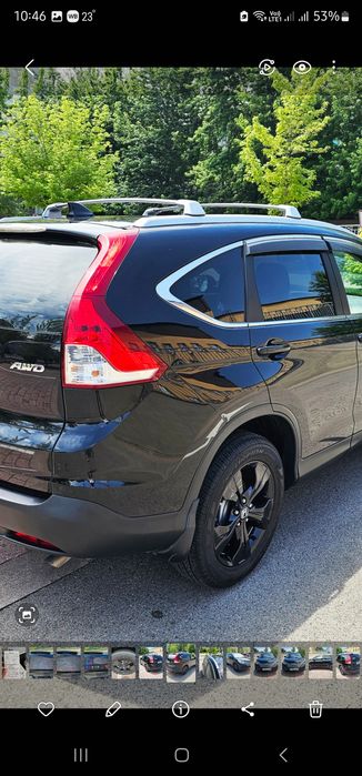 Рейлинги для хонды cr-v 12-17