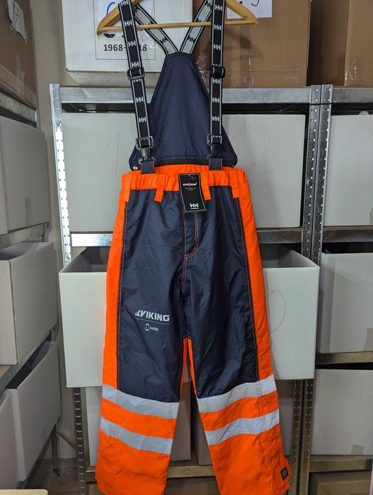 Helly Hansen НОВ Работен Гащеризон Мъжки Размер S Светлоотразителен