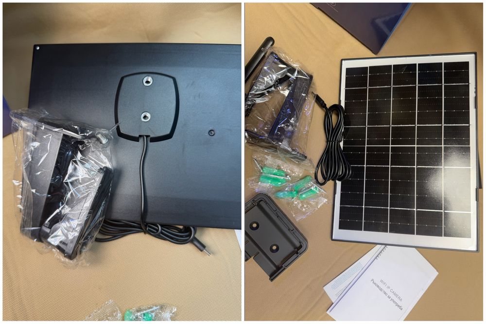 WiFi Соларна Двойна Камера LYLU  12 mpx 2026 последен модел безжична