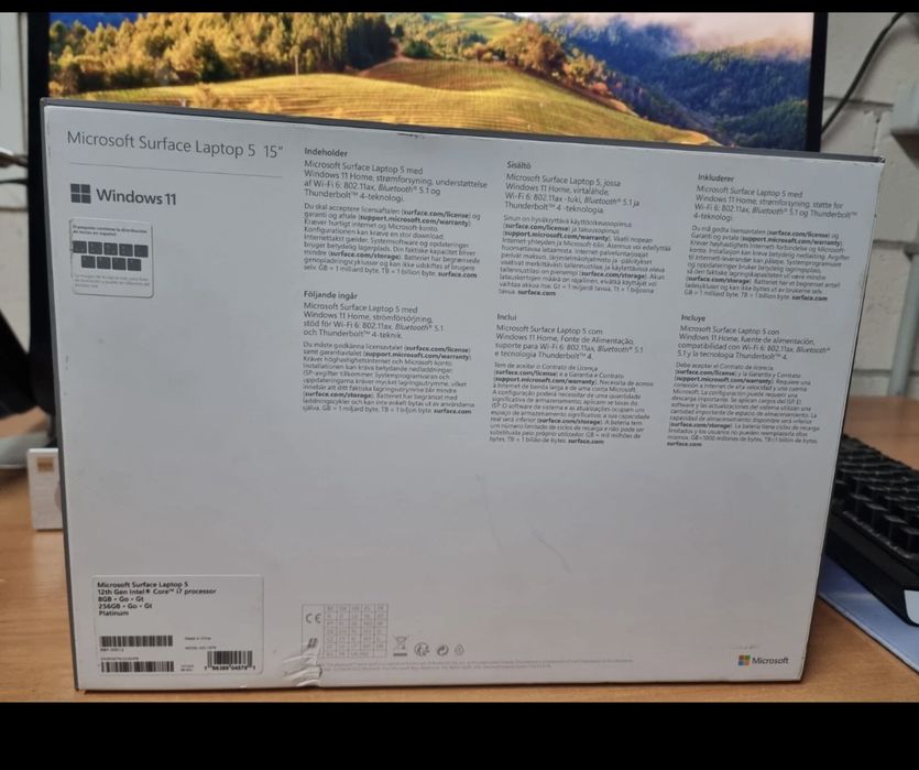 Неразличим от нов Лаптоп Microsoft Surface 15”