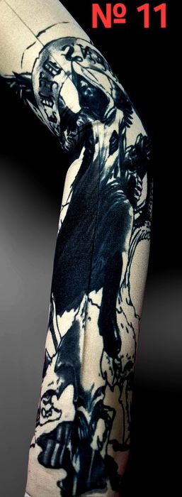 Имитация на истински татус тип наколенка/налакътник-универсален размер