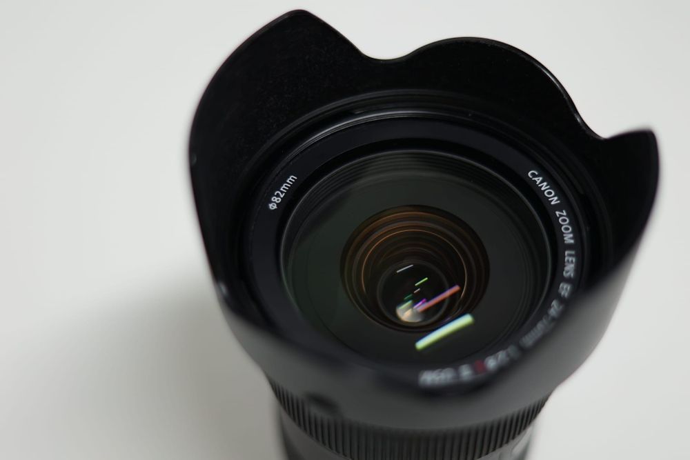 Obiectiv Canon EF 24-70 mm F2.8 L ii usm, impecabil, la cutie.