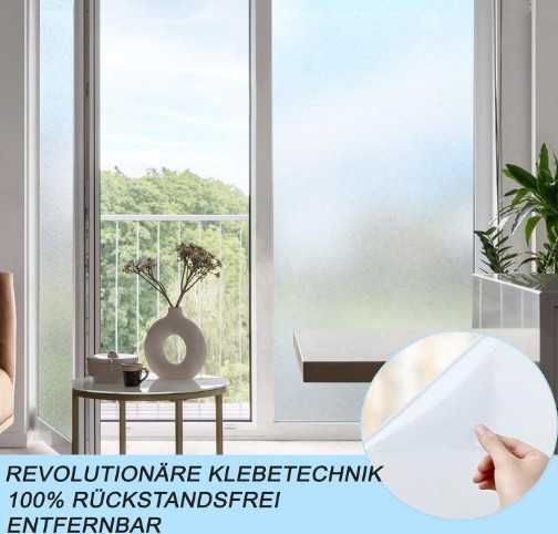 Статично фолио за прозорци Gufoltie, непрозрачно, матирано