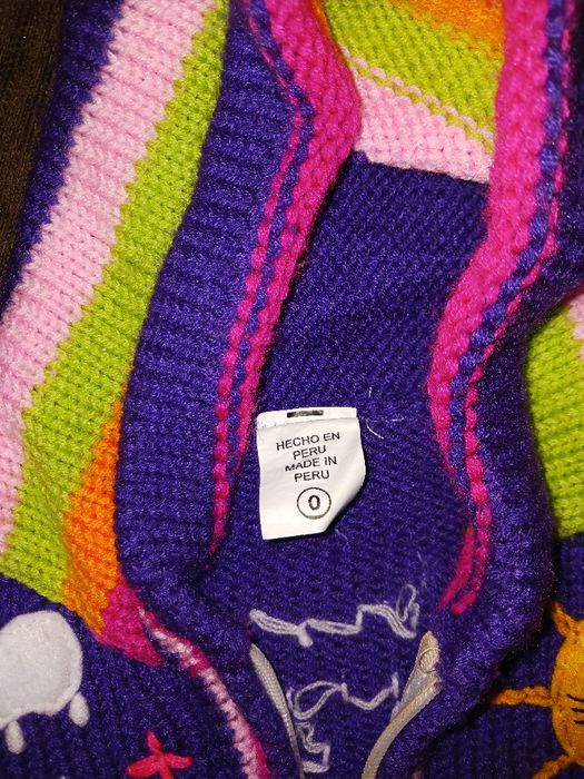 Pulover hand made original Peru