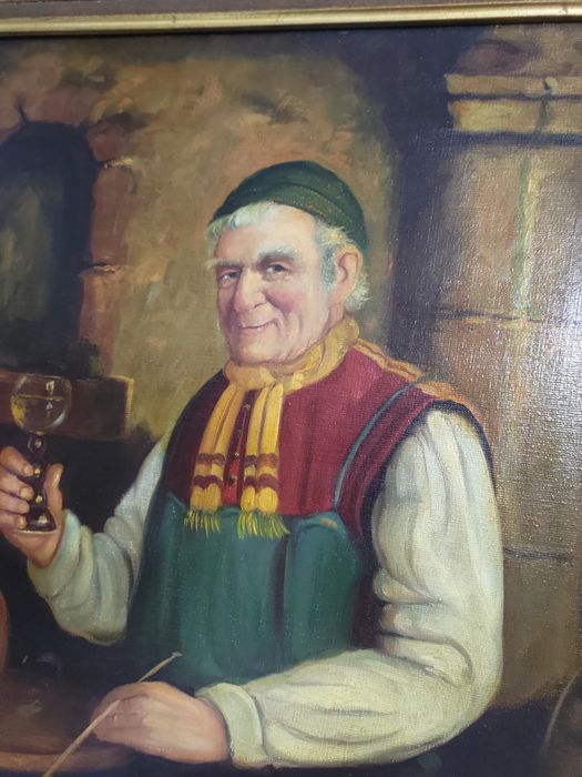Tablu vechi - ulei pe pânză