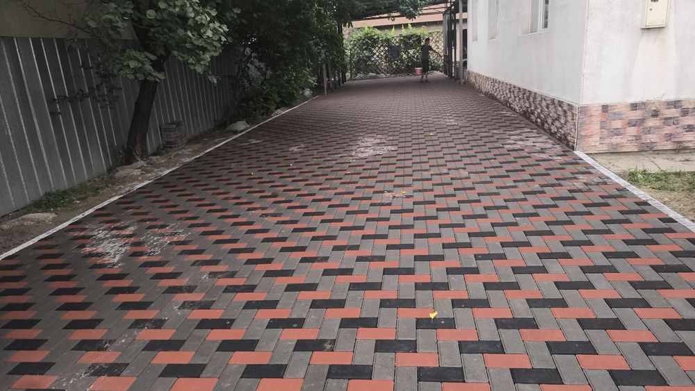 Укладка брусчатка