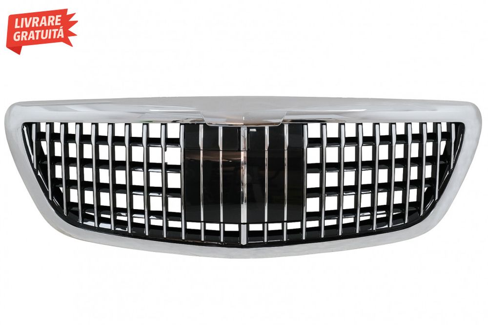 Grila Centrala Mercedes S-Class W222 X222 (2014-2020) Vertical Design