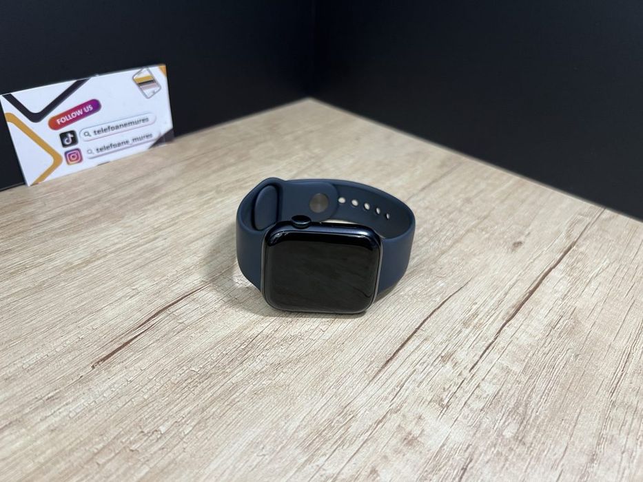 Apple Watch Seria 9 45mm Midnight Aluminium Case Midnight Sport Band S