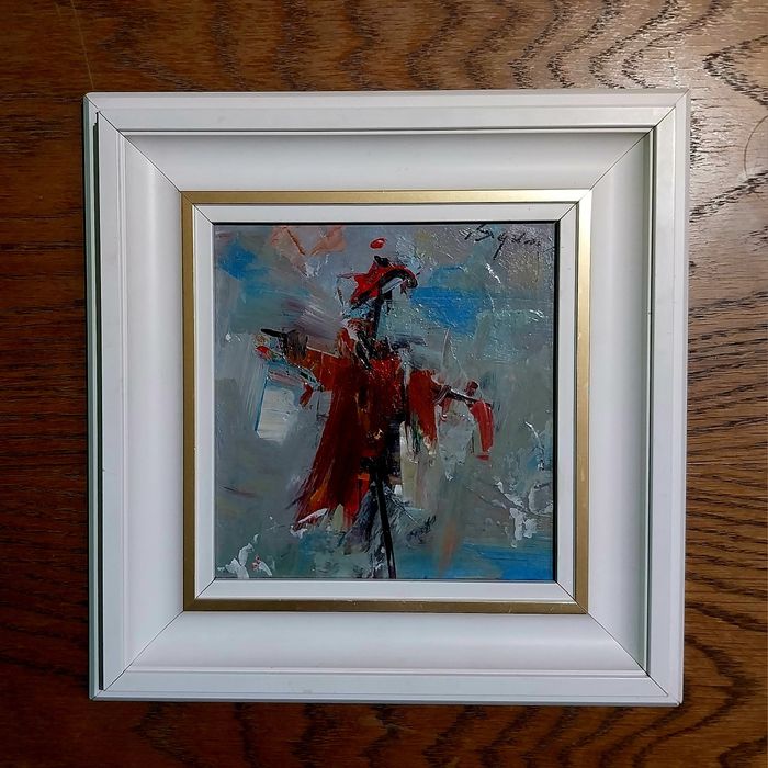 O bijuterie / Iulian SEGĂRCEANU / Ulei pe placaj