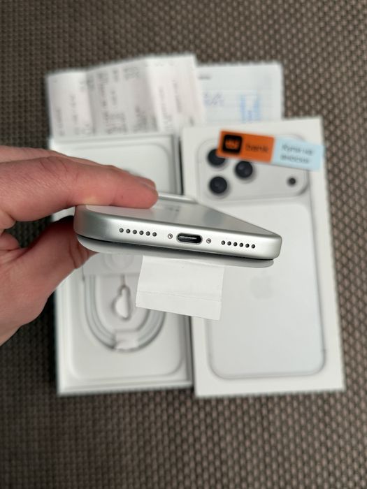 КАТО НОВ!*41€/м iPhone 17 Pro Max*Silver*ЛИЗИНГ TBI айфон 17 про макс 2г Гар!