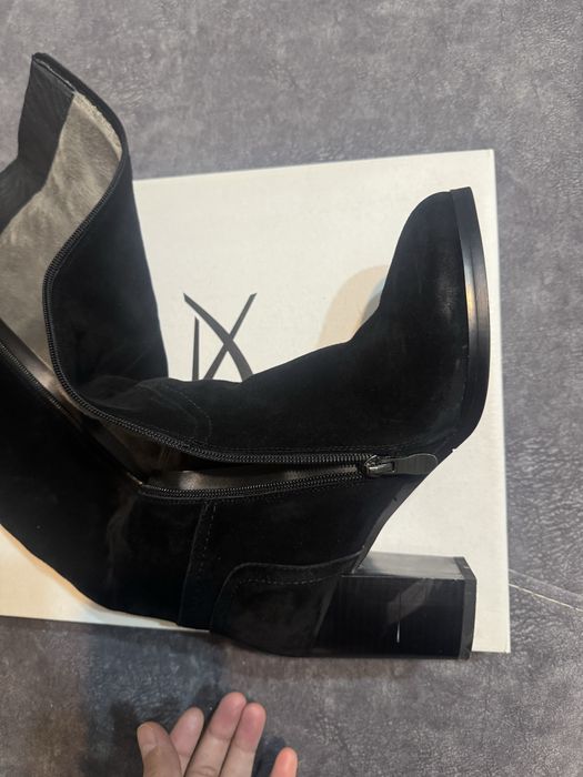 Сапоги очень теплые, удобный каблук