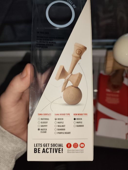 Kendama Europe Record Beech - sticky - Tsuru