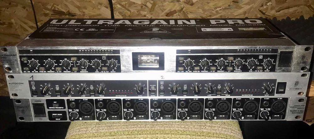 digidesign 003rack и behringer