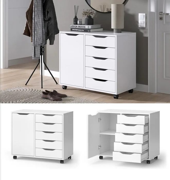 Скрин/шкаф с 5 чекмеджета Vicco 6985