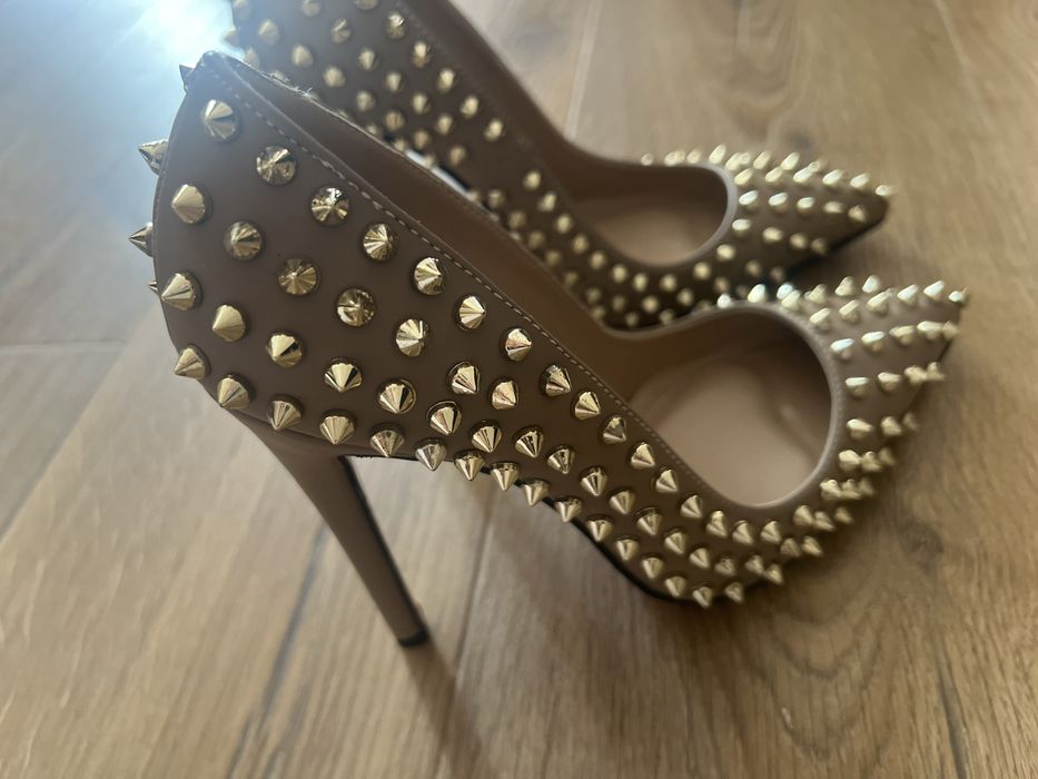 Уникални обувки с шипове - 37 размер - 12 см ток