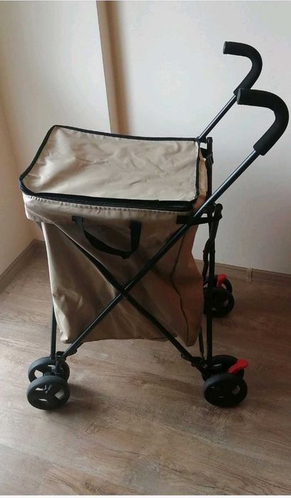 Сгъваема количка за пазаруване