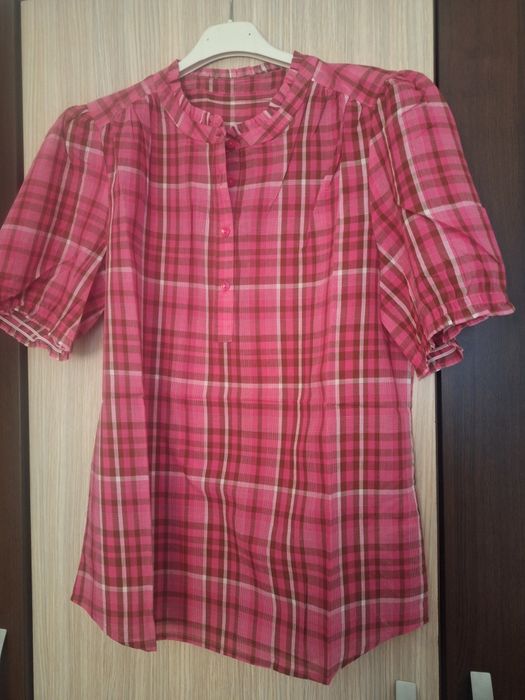 Cămașă dama roz s albastra