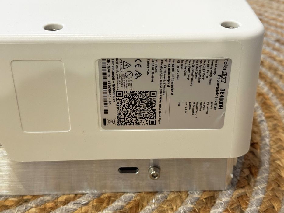 Invertor On-Grid SolarEdge SE40000H-RW000BNV4, Ev Charger, monofazat