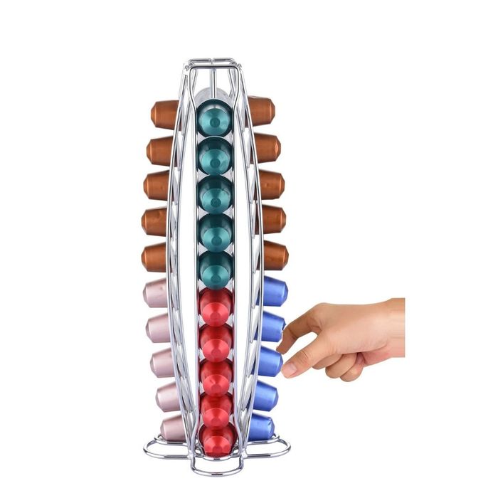 Въртящ се диспенсър за кафе Cheffinger, за капсули Nespresso – капацит