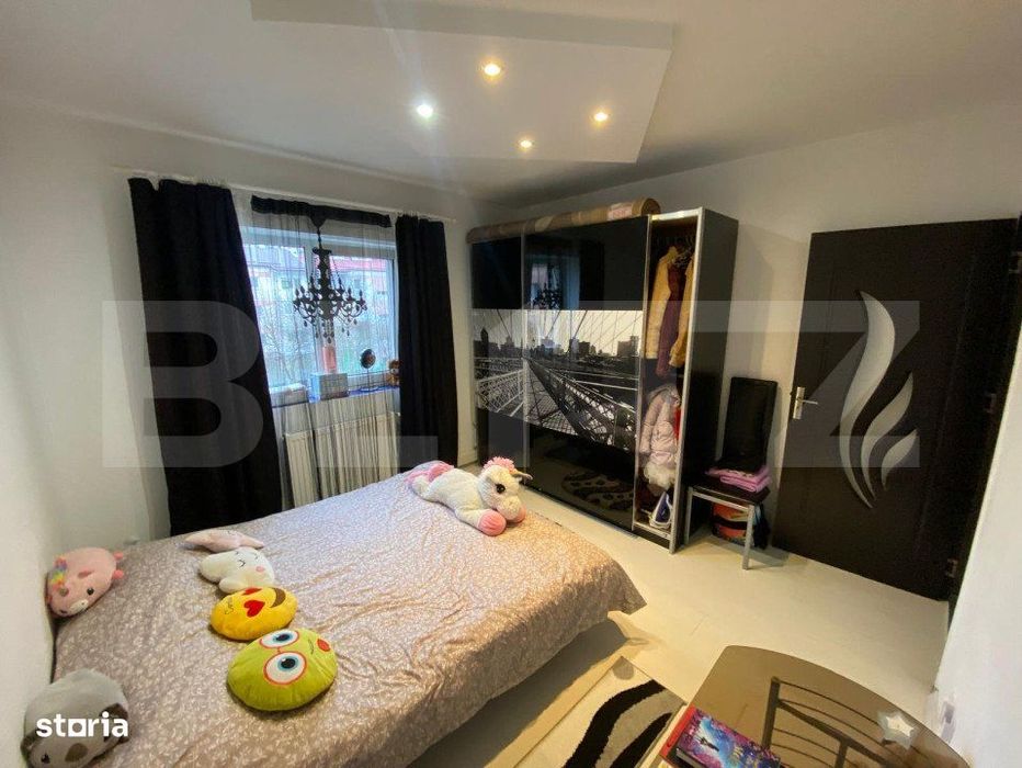 Apartament 3 camere, 55mp, parcare, mobilat si utilat, Baciu, zona pri