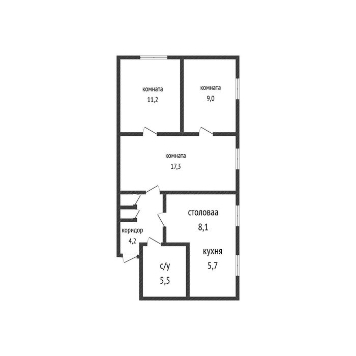 Продажа 3-комнатной квартиры