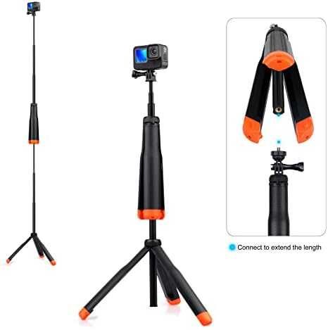 Нов Телескопичен водоустойчив селфи стик с трипод за екшън камера DJI