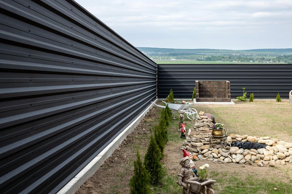 Garduri din panou stil jaluzele, din sipca metalica, tabla, plasa, BCA