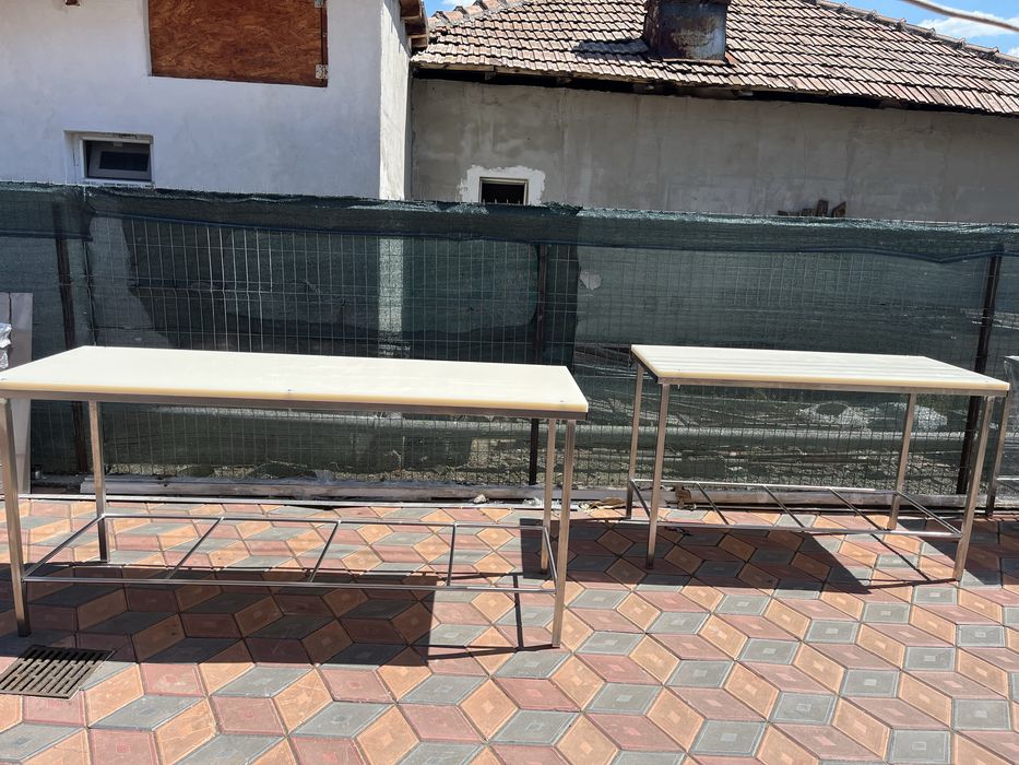 Masa inox cu blat polietilena