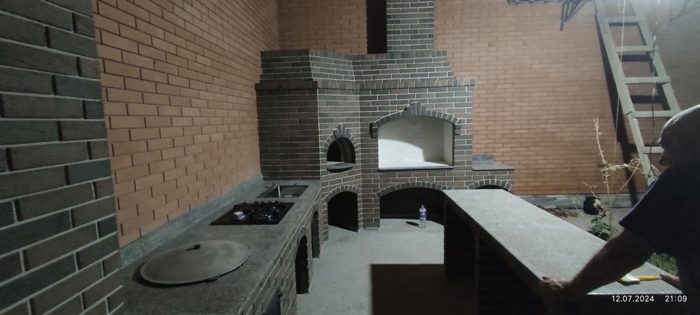 Ёзги ошхона. Барбекю толпами.  Турецкий тандир.  Пицца печ