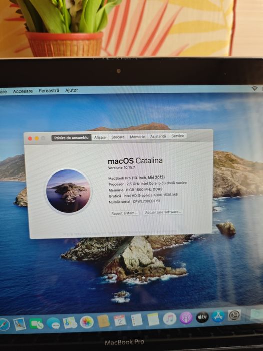 Macbook pro mid 2012 (13 inch ,8gb RAM ,750 GB hdd ) Bucuresti Sectorul ...