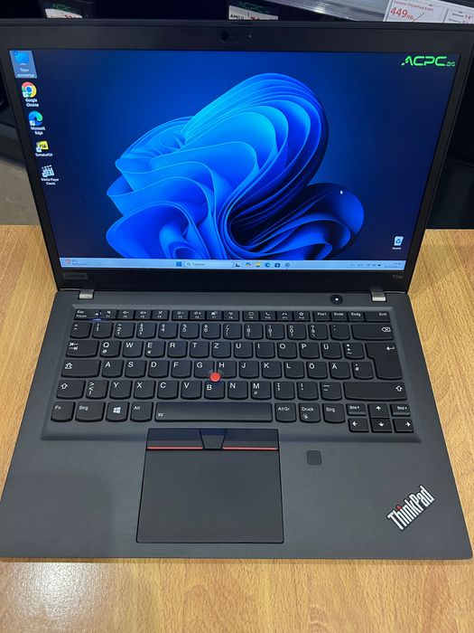 Като нов! Лаптоп Lenovo ThinkPad T14s RYZEN 7/16GB/256GB ТЪЧ! ГАРАНЦИЯ