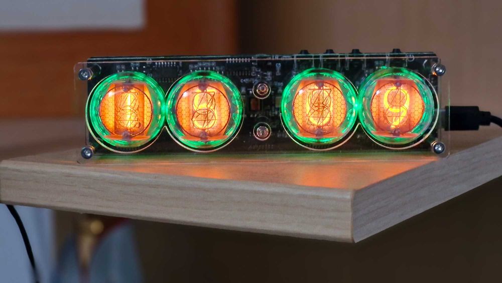 Modul ceas cu tuburi Nixie