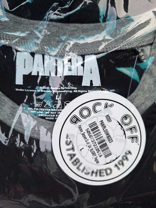Тениска Pantera - Serpent Skull - черна / сиво