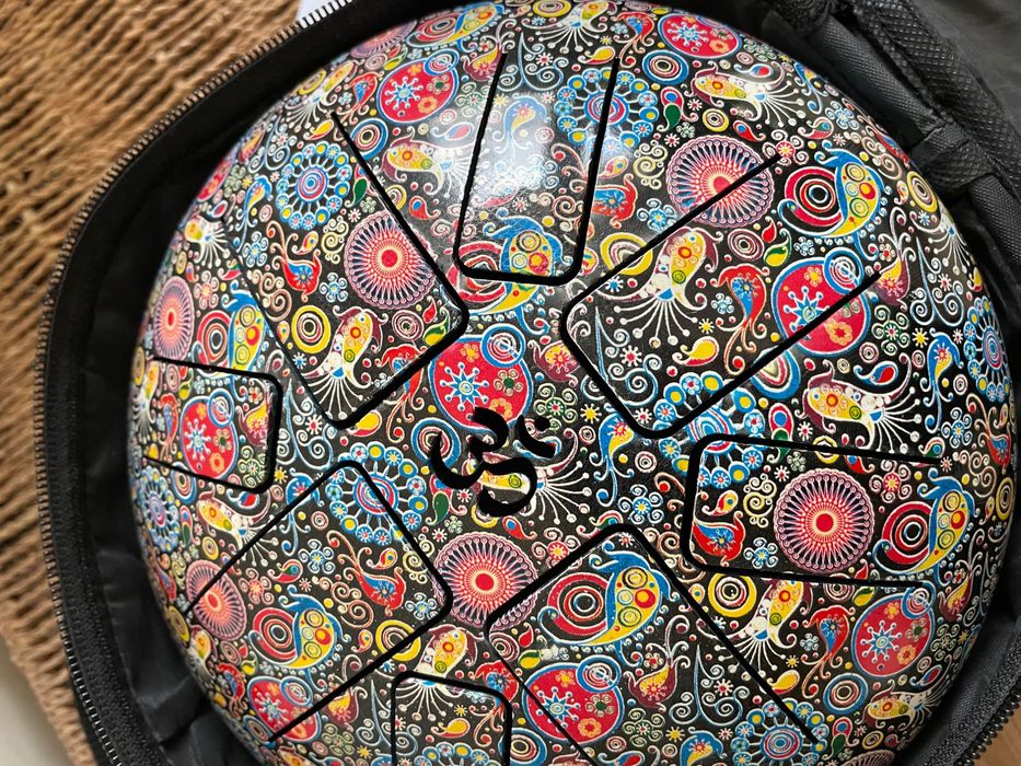 НОВ Перкусионен стоманен музикален барабан, оригинален подарък  20см