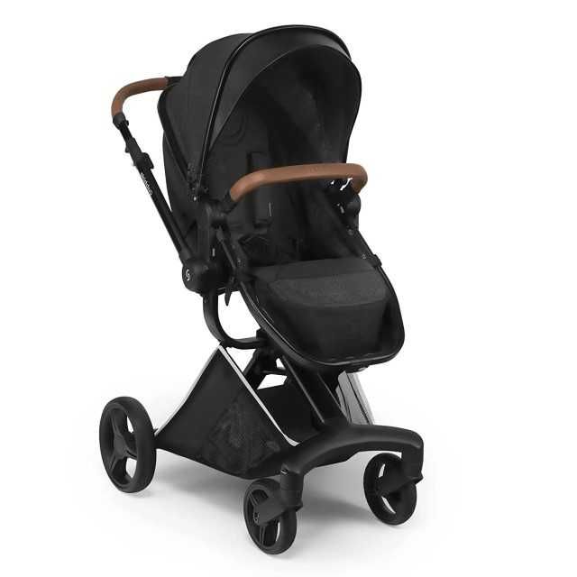 Carucior 2 in 1 Skiddou Nasjo Onyx Negru–Resigilat, stare foarte buna