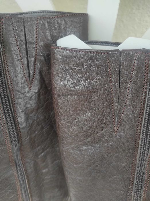 Зимни ботуши с цип и топъл хастар