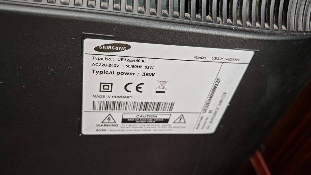 Samsung UE32EH4000
Кратко описание
Снимки