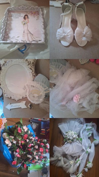 Rochie + aranjamente nunta