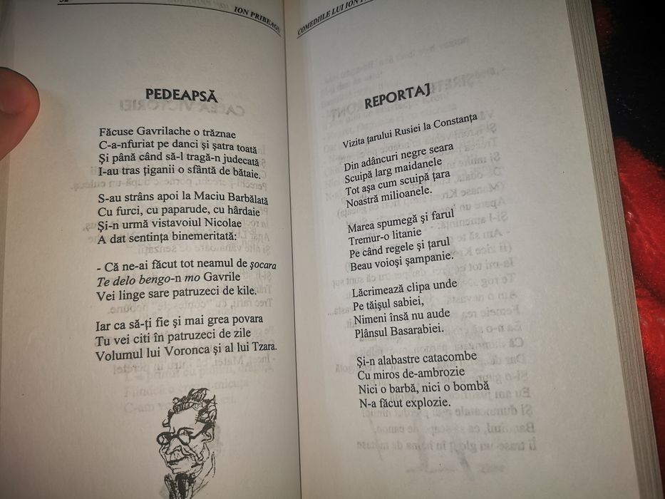 set poezie Cristian Popescu DEBUT Cuvant inainte Comediile lui Pribeag