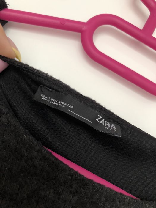 Дамска тъмносива блуза ZARA