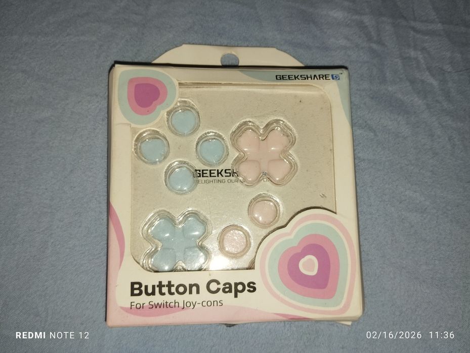 Button caps За nintendo switch joy-cons марка geekshare