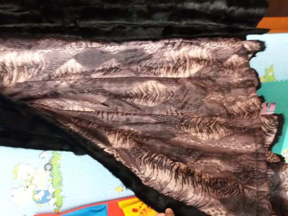 Срочно! Шуба козлик+чернобурка