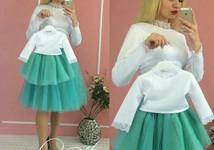 Комплект за майка и дъщеря