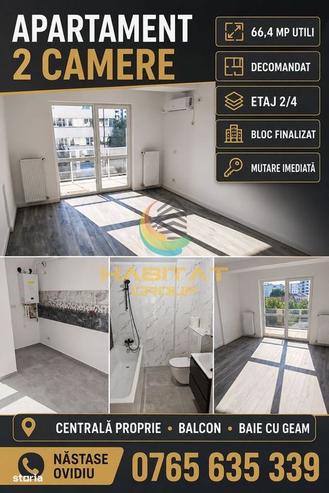 Vanzare Apartament 2 Camere Bloc Finalizat