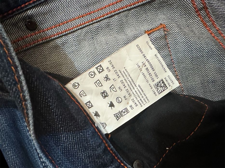 Мъжки дънки Hugo Boss W34 L32 Regular Fit Button Fly