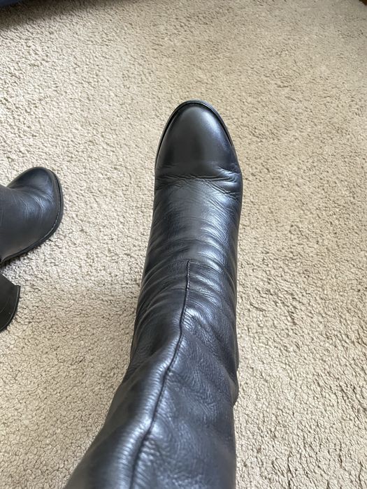 Cizme lungi Jil Sander navy, 35.5, imblanite