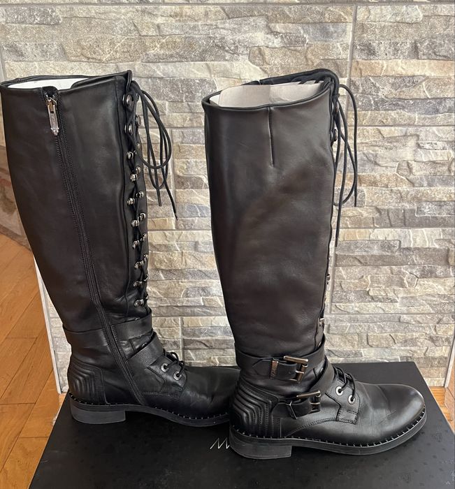 Кожени ботуши Marc Cain